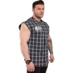 Oldschool Kolsuz Gömlek Gümüş Baskı Big Sam 5045 - XL