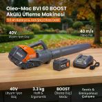 Oleo-Mac Bvı 60 Boost Akülü Üfleme Makinesi (5.0 Ah Akü + Şarj Seti)