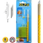 Olfa Ak-1 Kretuar Sanat Bıçağı + 25 Yedek