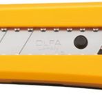 OLFA DL-1 maket bıçağı, 18 mm, bıçak kırma yardımcısı ve bertaraf kabı ile