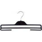 Olgun Home 36 Adet Plastik Pantolon Elbise Askısı Döner Başlıklı Kaymaz 34 cm WTH34 - Siyah