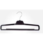 Olgun Home 5 Adet Geniş Plastik Pantolon Elbise Askısı Çentikli Askı 34 cm HD34 - Siyah