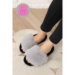 olgun slipper Tüylü Şık Esmek Ev Terliği