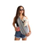 Oli and Lui Açık Gri Köpek Taşıma Çantası (Pet Sling – Ana Kucağı) AÇIK GRİ