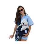 Oli and Lui Lacivert Köpek Taşıma Çantası (Pet Sling – Ana Kucağı) Lacivert