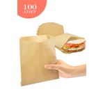 OLİ Art 12x20 Kraft Kese Kağıdı 100 Adet Hediye Paketi 100'lü Kese
