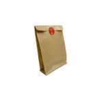 OLİ Art Kraft Kapalı Kese Kağıdı 12x20cm 100 Adet Yandan Körüklü Ambalaj Kağıdı Hediye Paketi Kraft Paket