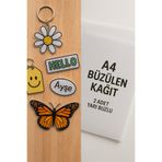 OLİ Art Küçülen Kağıt A4 2adet Büzülen Kağıt Küçülebilen Kağıt 2 ad. Fırında Küçülen Kağıt