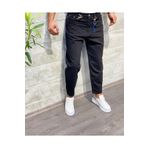 Oliggopol Erkek Boyfriend Jeans Likralı Kot Pantolon siyah