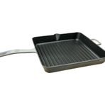 Olika Iron Gri 30x30 cm Demir Döküm Kare Izgara Tava