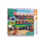 Olimpia Kutulu Puzzle 1000'lik 68x48 cm Flower Bus (Çiçek Otobüsü)+Sezgistore