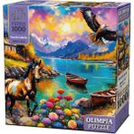 Olimpia Puzzle 1000 Parça Peacefullakeside