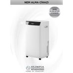 Olimpia Splendid Aquaria S1 24 P Nem Alma Cihazı 24 L/Gün | Sessiz Çalışma, Tekerlekli Taşınabilir, Enerji Tasarruflu