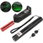 Olinea OM-120118650 Pilli Şarjlı Anahtar Emniyetli Yeşil Lazer Pointer (50 Km)