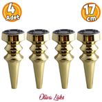 Oliva Gold 17 Cm Mobilya Kanepe Koltuk Tv Ünitesi Konsol Yükseltme Yükseltici Ayağı Ayakları 4 Adet