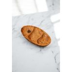 Olive Crafted Kişiye Özel Zeytin Ağacı El Oyması Atıştırmalık Tabağı ( 3 Bölmeli )