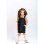 Oliven The Kid Yan Cepli Kot Jile Elbise Siyah - 2 - 3 Yaş