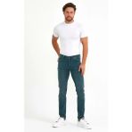 Olivia Butik Digital Jeans Dar Kesim Erkek Yıpratmalı Açık Yeşil Kot Pantolon - 30 / 32