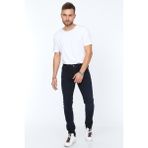 Olivia Butik Digital Jeans Örme Hamur Kumaş Dar Kesim Slim Fit Erkek Lacivertkot Pantolon - 38 / 32