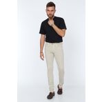 Olivia Digital Jeans Dar Kesim Erkek Likralı Açık Gri Kot Pantolon Krem