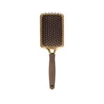 Olivia Garden Expert Care Rectangular Nylon Bristle Gold & Brown L Fırça