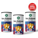 Olivium Türk Kahvesi Teneke Kutu (3 Adet 250Gram)