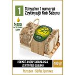 Olivos Doğal Ahşap Sabunluklu Mineralli Zeytinyağı Katı Sabun Zeytinyağlı El Sabunu Nem Dengeleyici 180 gr