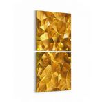 Olla 10153K2D Abstract Görsel Kare 2'li Dikey Kanvas Tablo, Ölçü 40X85