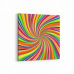 Olla 10324K Abstract Görsel Kare Kanvas Tablo, Ölçü 160X160