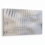 Olla 10453Y Beyaz Kabartma Görseli Yatay Kanvas Tablo, Ölçü 90X60