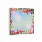 Olla 10717K Ağaç Görseli Kare Kanvas Tablo, Ölçü 60X60