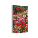 Olla 11575YD Çiçek Görseli Yatay Dar 60x30 cm Kanvas Tablo
