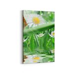 Olla 11757D Orkide Çiçek Görseli Dikey Kanvas Tablo, Ölçü 100X150