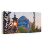 Olla 13129YD Dini Görsel Yatay Dar Kanvas Tablo, Ölçü 120X60