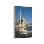 Olla 13139DD Dini Görsel Dikey Dar Kanvas Tablo, Ölçü 80X160