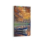 Olla 13154DD Doğa Manzara Görseli Dikey Dar 30x60 cm Kanvas Tablo