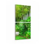 Olla 13156K2D Doğa / Manzara Görseli Kare 2'li Dikey Kanvas Tablo, Ölçü 60X125