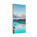 Olla 13485K2D Doğa / Manzara Görseli Kare 2'li Dikey Kanvas Tablo, Ölçü 30X65