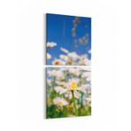 Olla 13544K2D Doğa / Manzara Görseli Kare 2'li Dikey Kanvas Tablo, Ölçü 30X65