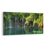 Olla 13627YD Doğa/Manzara Görseli Yatay Dar Kanvas Tablo, Ölçü 140X70
