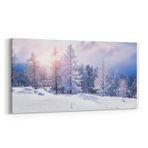 Olla 13758YD Doğa/Manzara Görseli Yatay Dar Kanvas Tablo, Ölçü 80X40