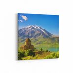 Olla 13988K Doğa / Manzara Görseli Kare Kanvas Tablo, Ölçü 130X130