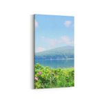 Olla 14012DD Doğa / Manzara Görseli Dikey Dar Kanvas Tablo, Ölçü 70X140