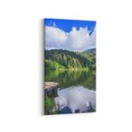 Olla 14384DD Doğa / Manzara Görseli Dikey Dar Kanvas Tablo, Ölçü 70X140
