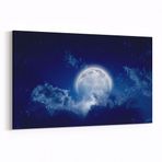 Olla 14663Y Gece Gökyüzü Görseli Yatay 30x20 cm Kanvas Tablo