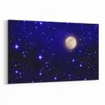 Olla 14686Y Gece Gökyüzü Görseli Yatay 30x20 cm Kanvas Tablo