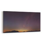 Olla 14689YD Gece Gökyüzü Görseli Yatay Dar 60x30 cm Kanvas Tablo