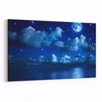 Olla 14696Y Gece Gökyüzü Görseli Yatay 30x20 cm Kanvas Tablo