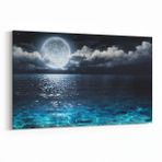 Olla 14717Y Gece Gökyüzü Görseli Yatay 30x20 cm Kanvas Tablo