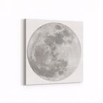 Olla 14794K Gece Gökyüzü Görseli Kare 25x25 cm Kanvas Tablo